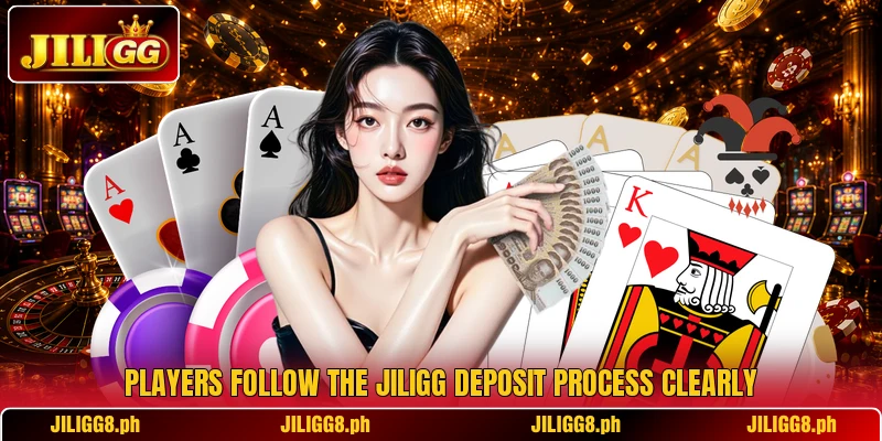 Players follow the JILIGG deposit process clearly Players follow the JILIGG deposit process clearly