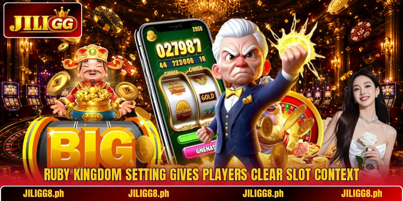 Ruby Kingdom setting gives players clear slot context Ruby Kingdom setting gives players clear slot context