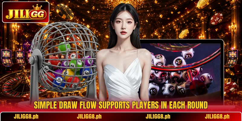 Simple draw flow supports players in each round Simple draw flow supports players in each round